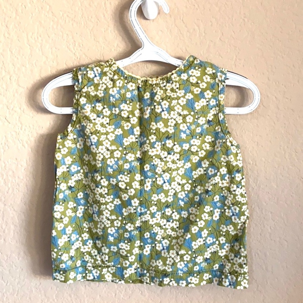 Peek little peanut sleeveless blouse